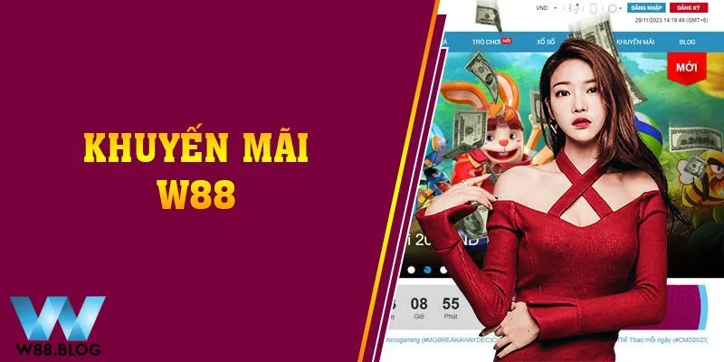 Các sự kiện khuyến mãi mới lạ, độc quyền tại W88