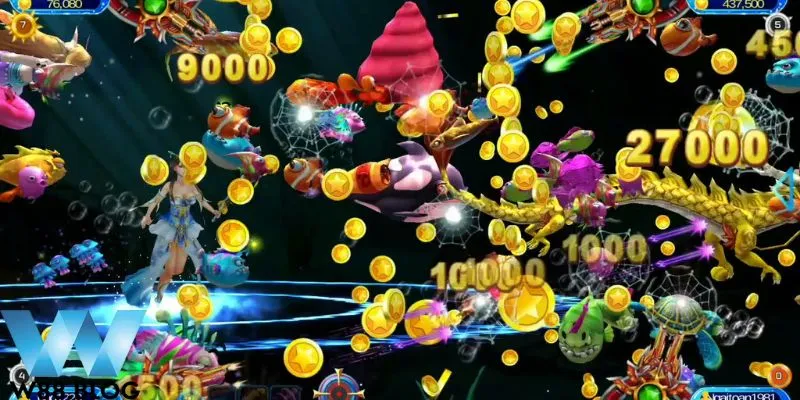 Những ưu điểm vượt trội của Bắn cá Rồng Vàng online so với truyền thống