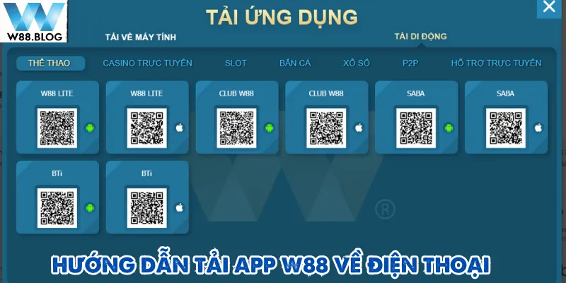 Việc tải app W88 về thiết bị Android vô cùng đơn giản và nhanh chóng